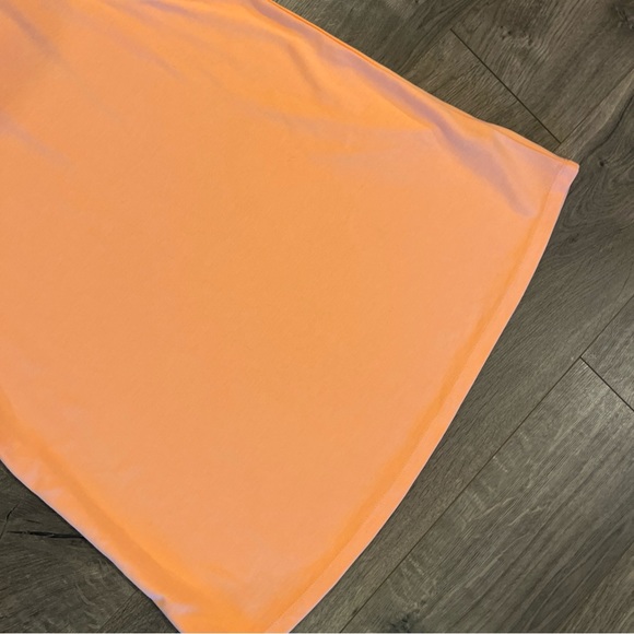 Crown & Ivy Blouse Top Size Small Orange Sleeveless - Picture 3 of 5